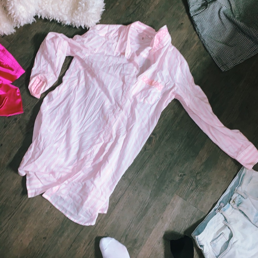 Victoria Secret button up pjs